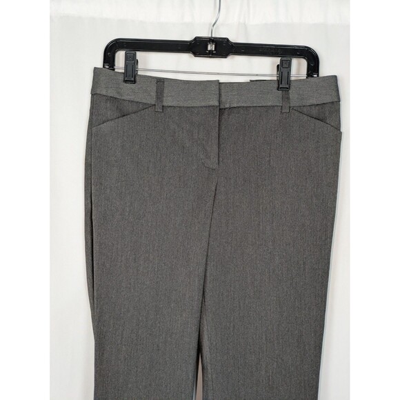 NWT Express Pants 4 Women's Gray Barely Bootcut Editor Dress Pants Trousers - Picture 2 of 8